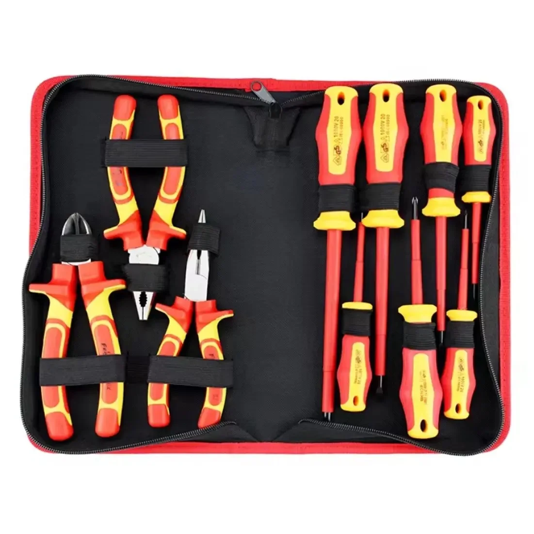 6 7 8 inch pliers Insulated professional combination Linesman 1000v VDE yellow tools