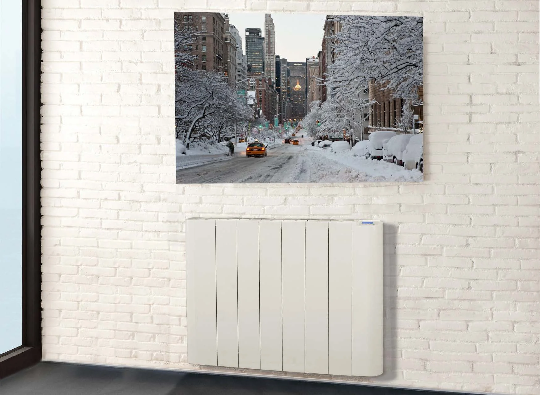 CERAMIC BLOCKS WITH HIGH THERMAL INERTIA Energy Saving  LCD/LED display backlight heating type electric aluminum room heater