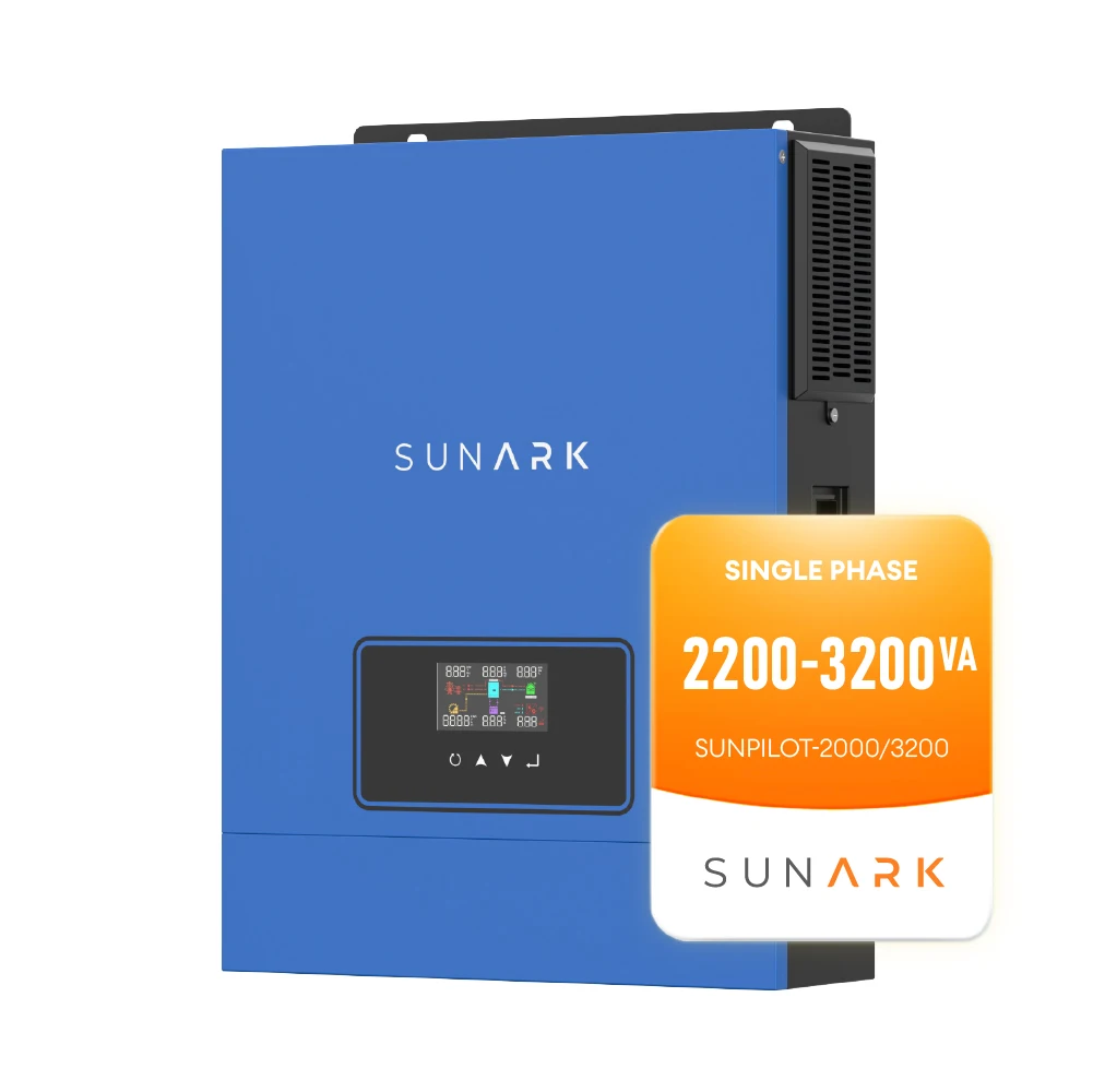 SunArk Solar Energy Inverter 1600W 3000W 3Kw 3000 Watt Off Grid Solar Inverters Work Without Battery