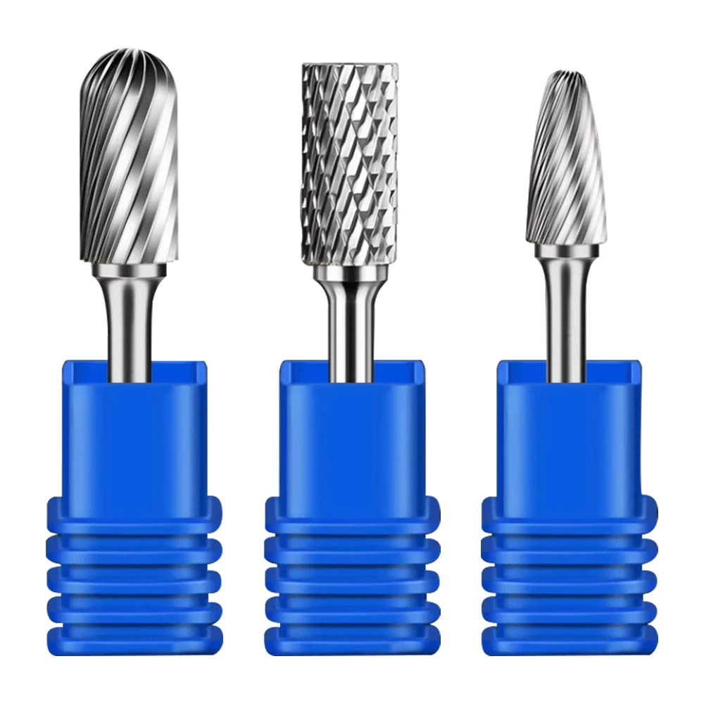 Lanke Tungsten steel carbide rotary file tungsten steel grinding head milling cutter tungsten single and double Rotary Burrs