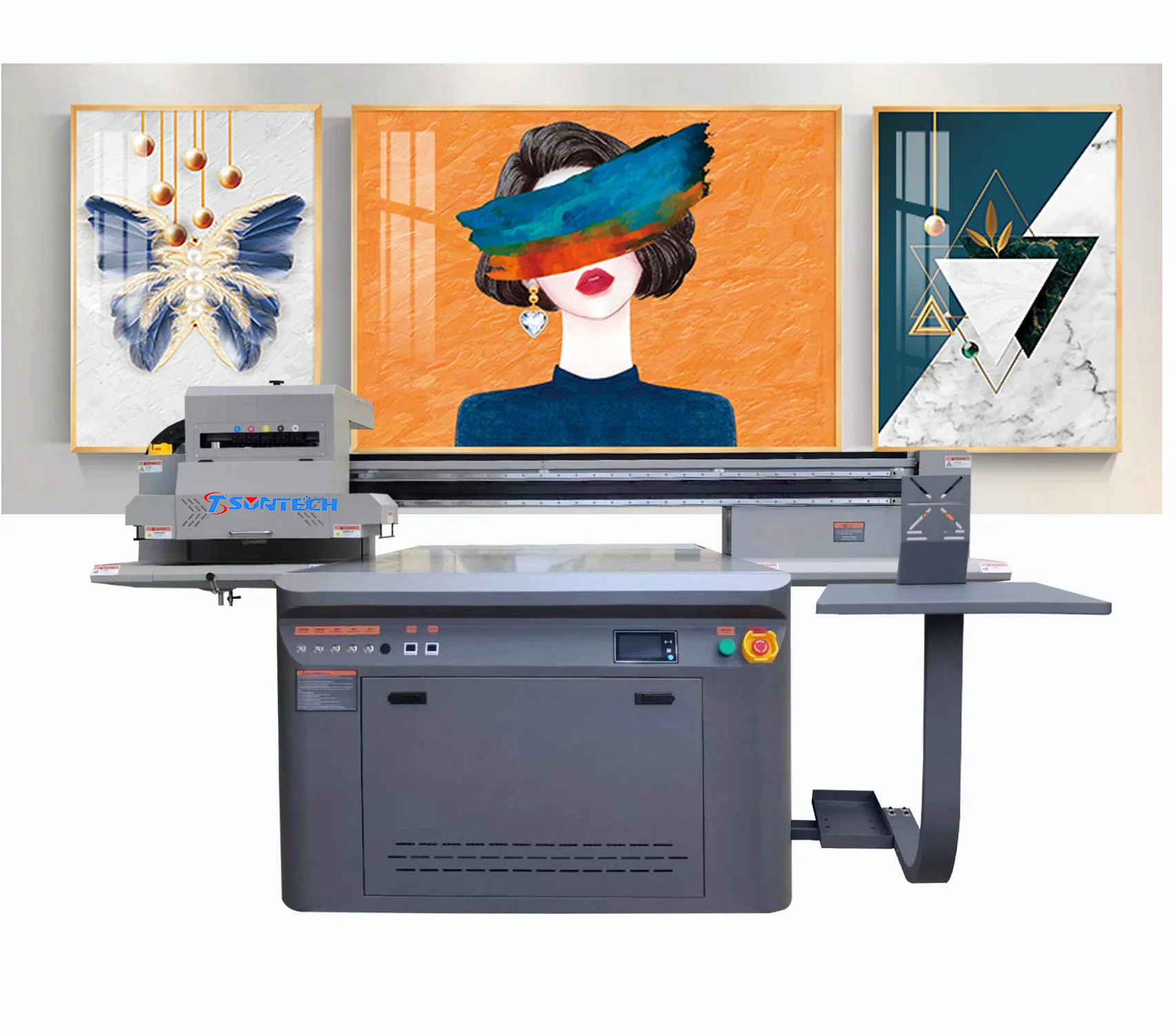 Good Price With suntech 1216 Large Format Uv Printer Industrial Uv Flatbed Printing Machine