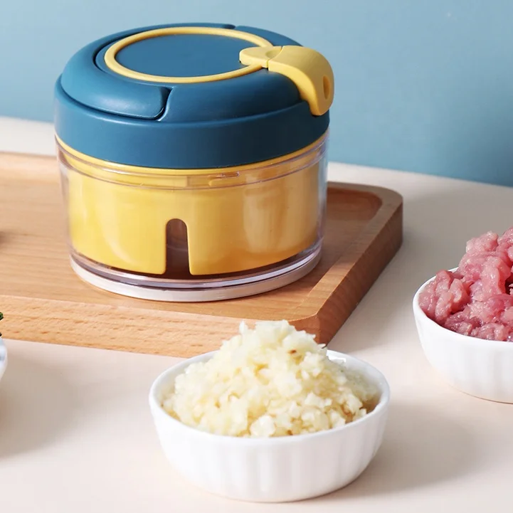 
Haixin Hot Sale Kitchen Mini Manual Garlic Ginger Chopper Garlic Fruit & Vegetable Tools with CE / EU Certification Dia.9cm*7cm 