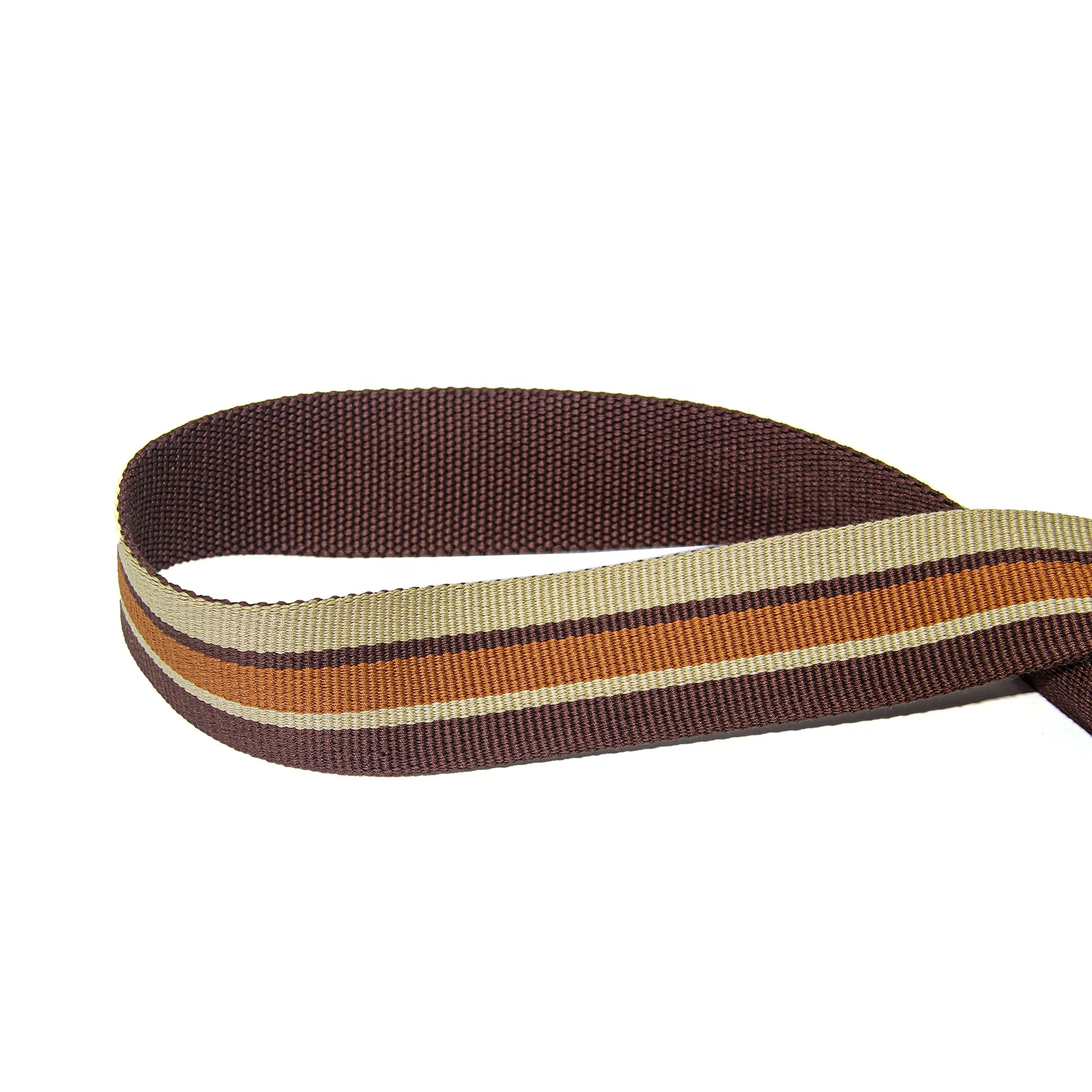 Factory directly sale polyester cotton webbing environmental polyester cotton strap colorful polyester belt webbing for bags