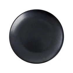 Factory Direct Wholesale Hotel Black Nordic Dinner Ceramic Dish Restaurant Eco Friendly Porcelain Plates