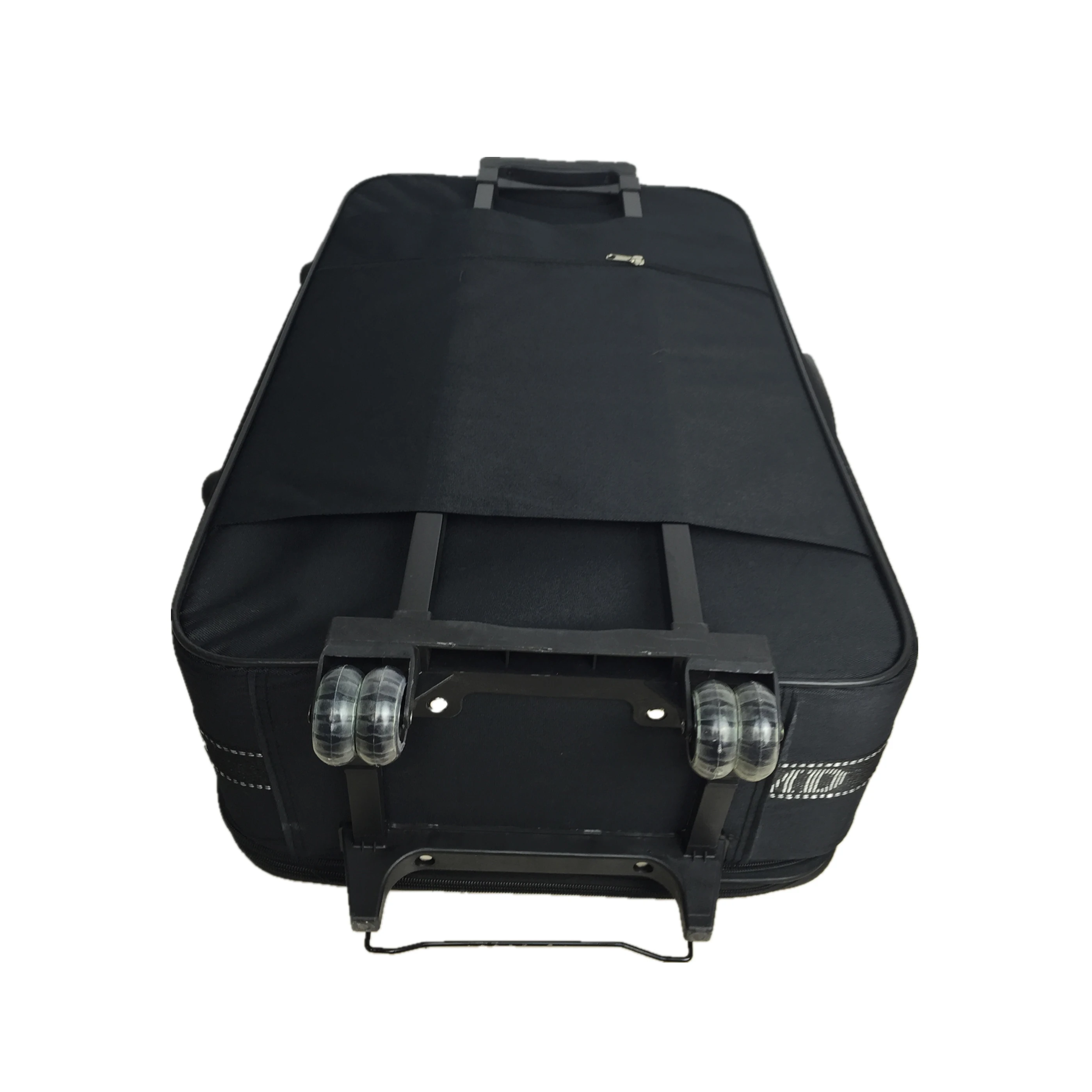 cheap price 600D polyester honey comb frame outer iron trolley external wheels 20 24 28 or 19 23 27inch 3pcs eva luggage set