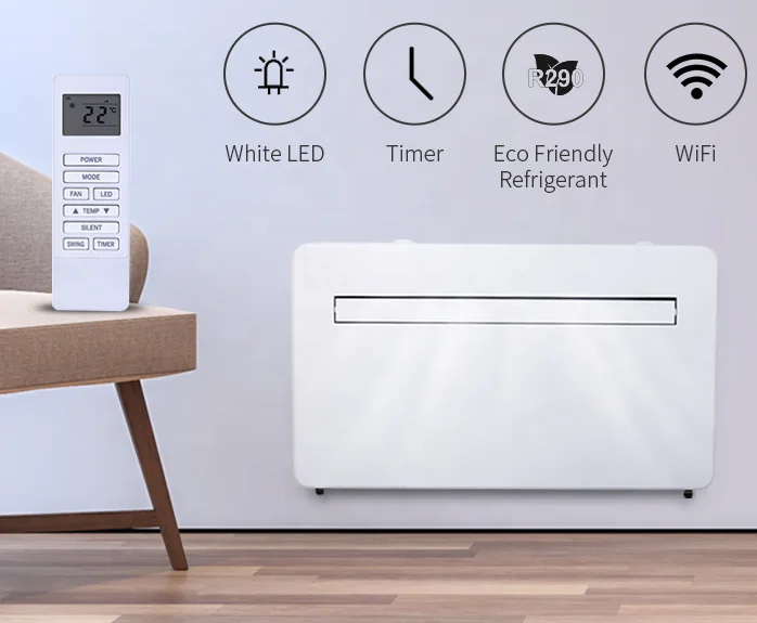No outdoor unit air conditioner energy saving monoblock air conditioner 10000btu with Wifi control