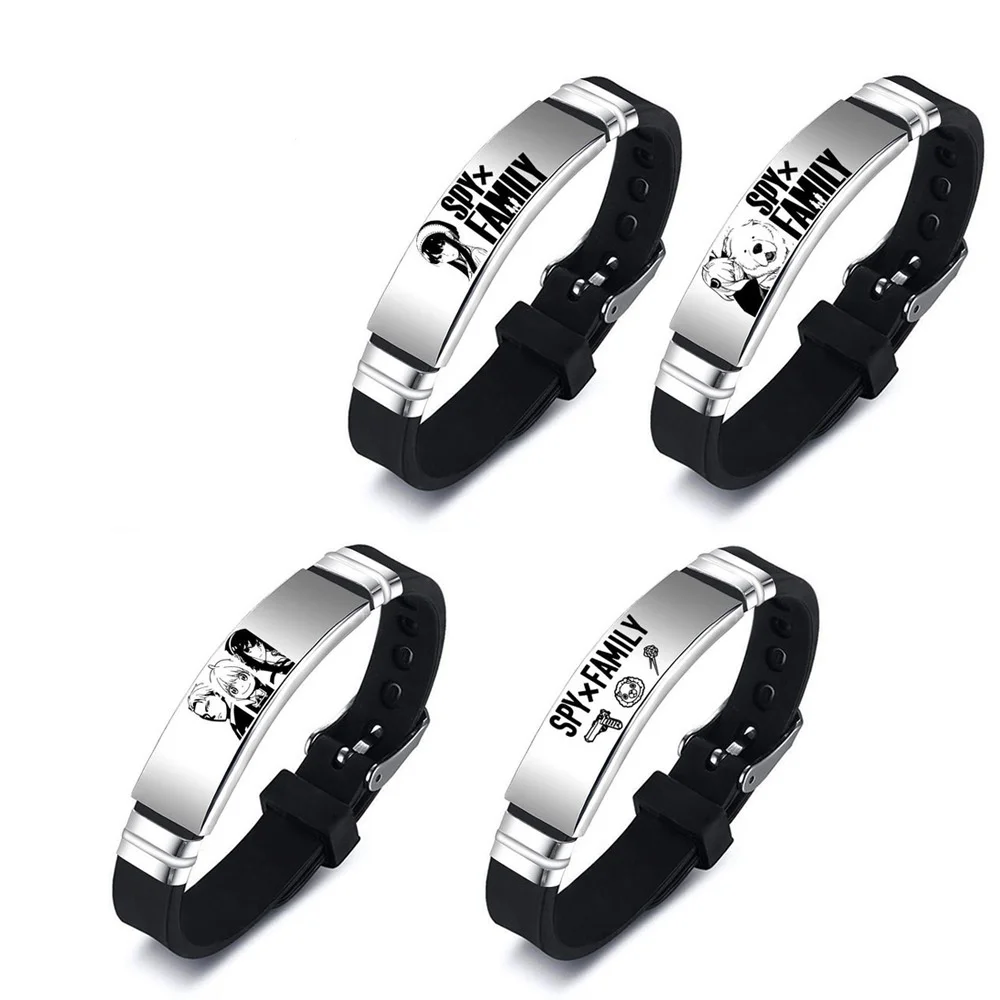 SPY FAMILY Stainless steel Bracelet Bangles Jewelry Women Men Anime Bracelets