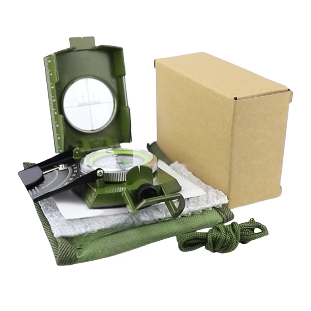 2024 High Quality Professional Rule Compass Metal Multifunctional Compass with Carry Bag