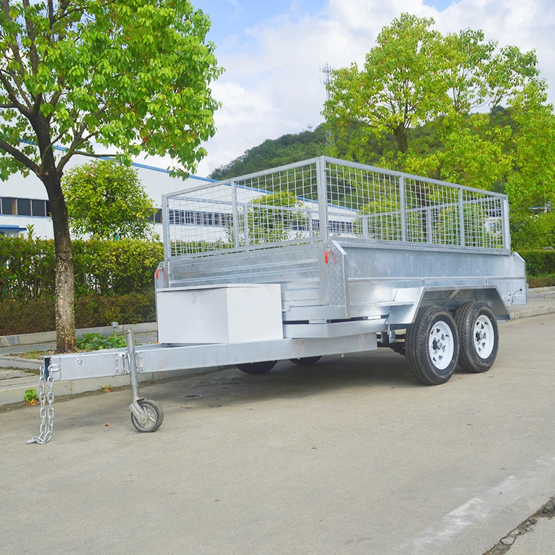 GINO 3500kg Hot Dipped Galvanized Tipper Trailer Chinese Imported