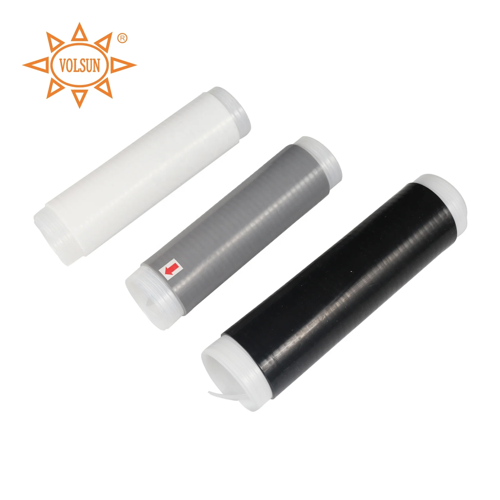 Silicone cold shrink tubing for DIN Connector