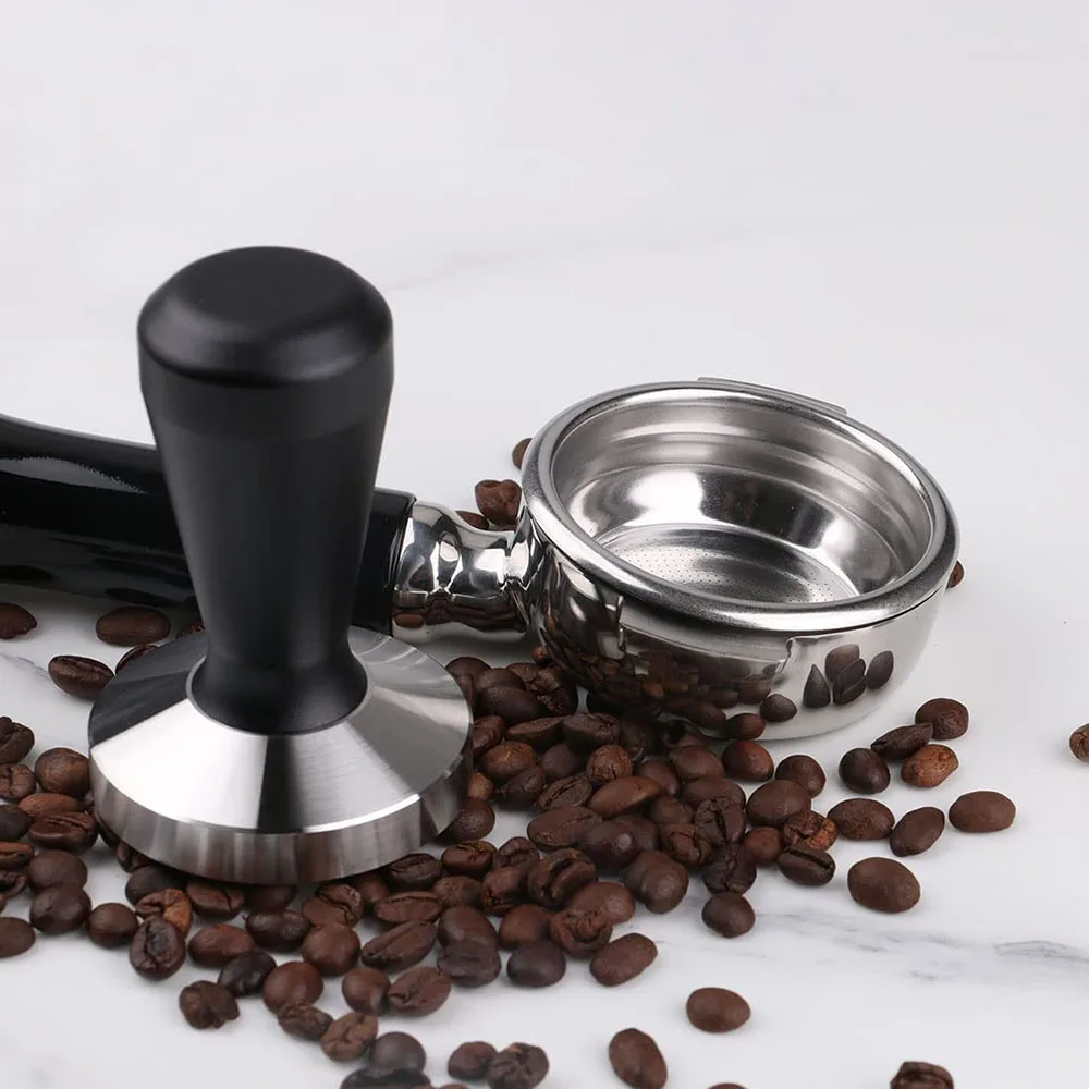 Custom Logo 51 53 58mm Coffee Bean Press Tool Premium Quality Coffee Tamper Coffee Tamp Tool