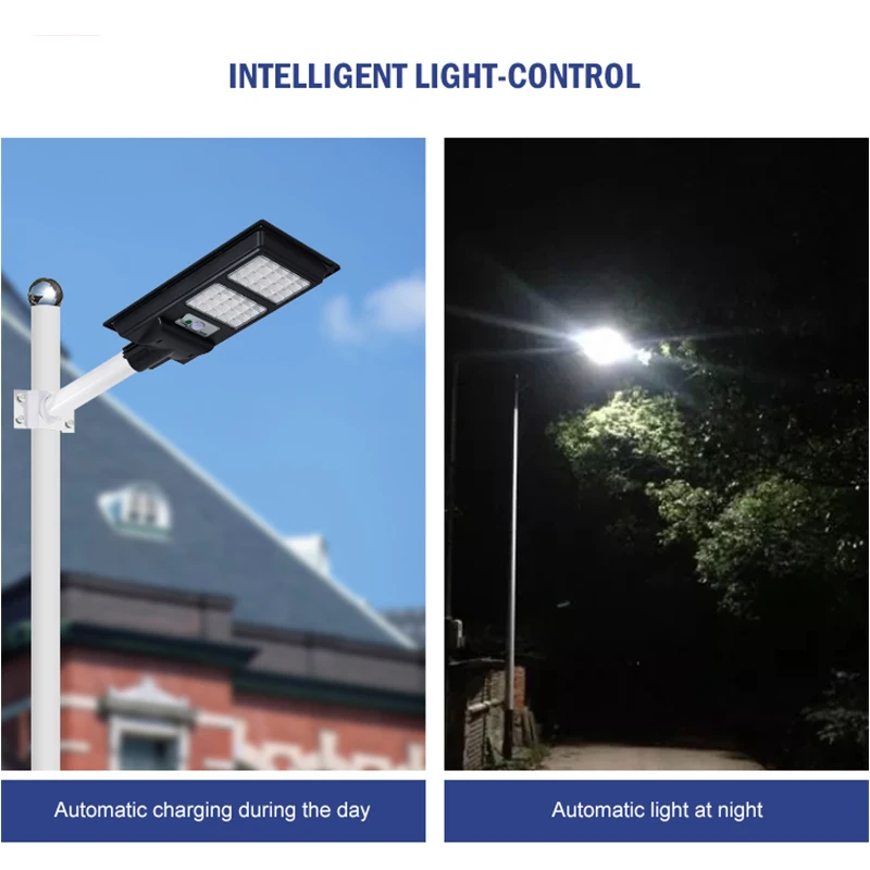 ABS Waterproof Ip65 30 60 90 120 150 180 Watt Solar Powered Integrated All In One Led Solar Street Lamp