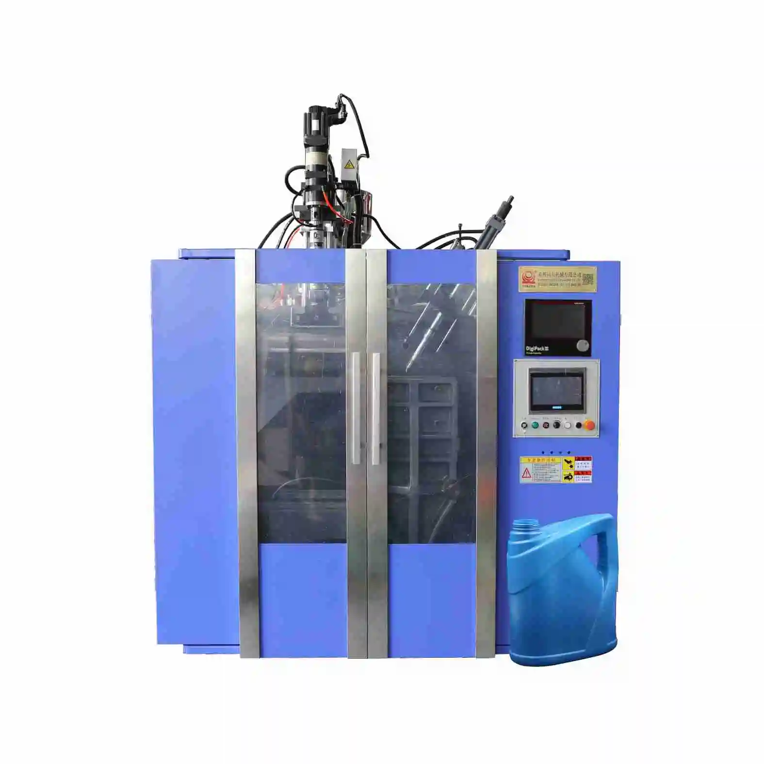 TONGDA HT5L fully automatic extrusion machine HDPE plastic bottle mold blow molding machines
