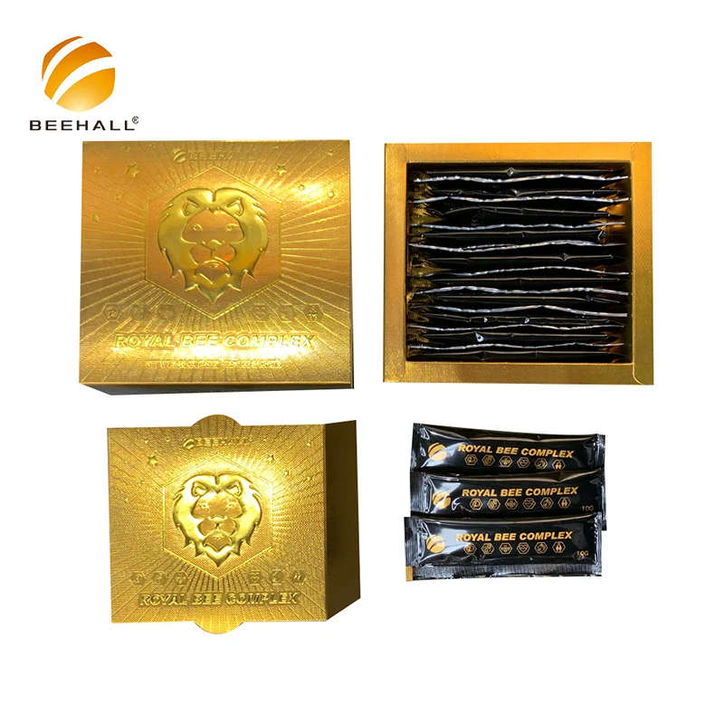 BEEHALL New Product Health Food Organic Natural Royal Bee Complex Honey With Royal Jelly Ginseng Maca