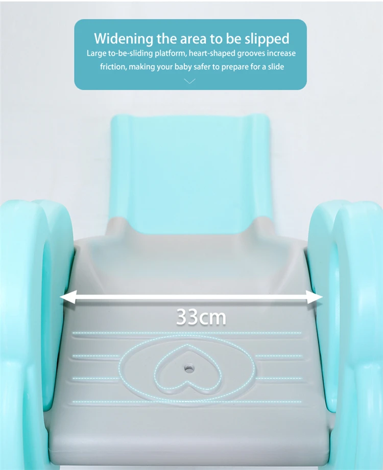 
Popular fine plastic children slide playground set indoor plastic slide for kid 