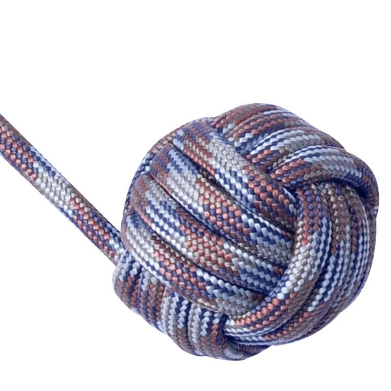 Munkees 550 Cord Monkey Fist Keychain Useful and  fun Survival EDC in Assorted Camo Colors