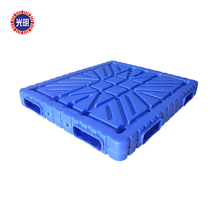 Wholesale Customization warehouse durable heavy duty two-sided blow molding euro pallet hdpe pallet plastic pallet