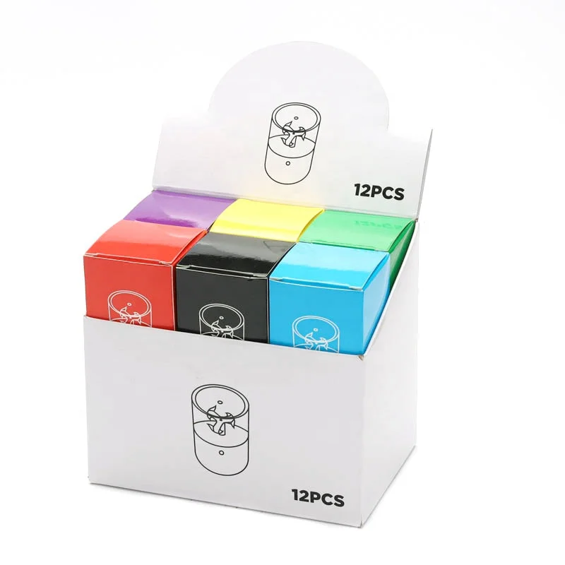 Hot Selling Mini USB Electric Herb Grinder Metal and Plastic Factory Direct with CE Certification & UL Report Lights Included