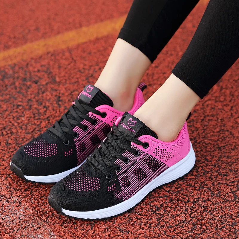 new ladies female no brand sneaker boutique shoes women sport sneakers wholesale footwear breathable soft soles