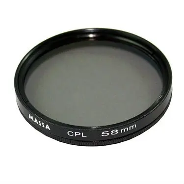massa Photographic Equipment digital camera accessories CNC Machining aluminum ring optical glass 77mm camera lens CPL filter