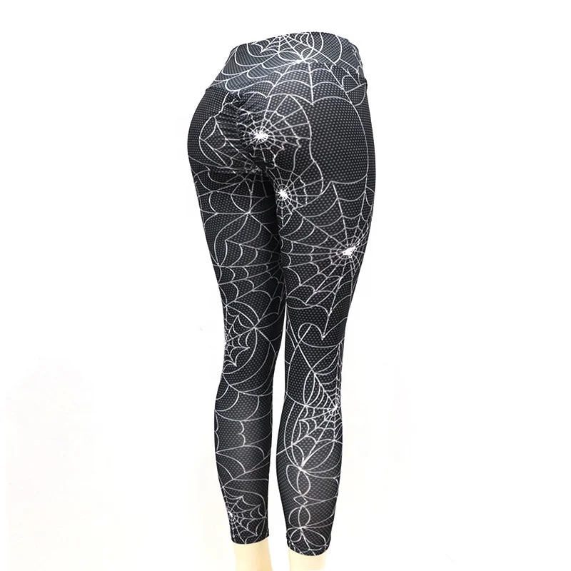 
Character Mardi Gras Leggings De Moda Spiderman Spider Web Printing Womens Yoga Pants 