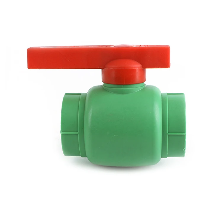 DN25 DN40 DN50 1/2 Inch 3/4 Inch PPR Double Union Brass Plastic Ball Valve
