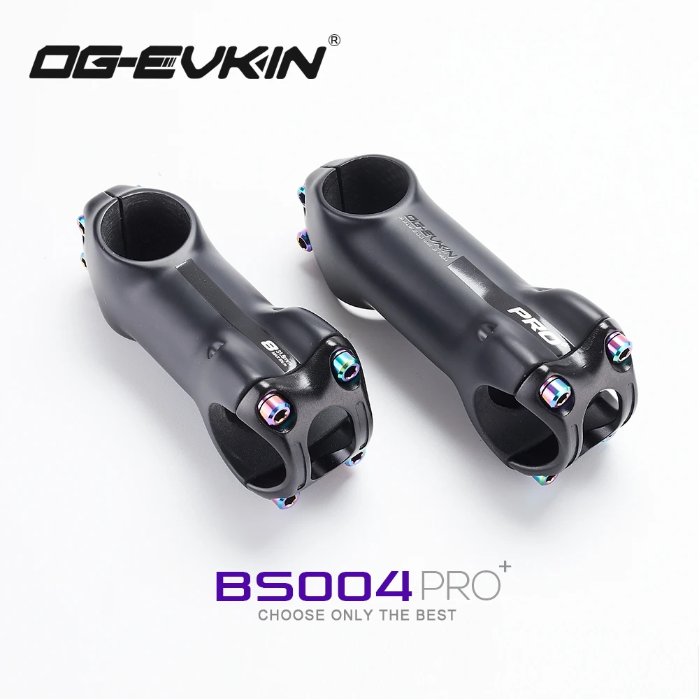OG-EVKIN BS-004 Pro + T1000 углерода стволовых 10 градусов 31 8 мм дороги титана рулевая колонка велосипеда положительный и отрицательный для езды на велосипеде MTB Запчасти велосипедов