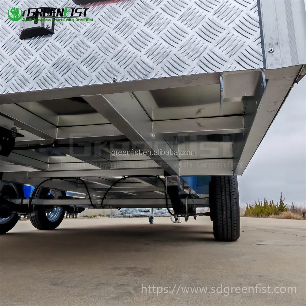 12 ft 14 ft fully equipped Snack food mobile complete dot approved food trailer truck for sale USA Europe