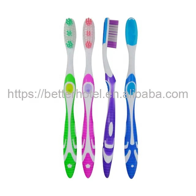 high quality cheap massage gum adult travel toothbrush