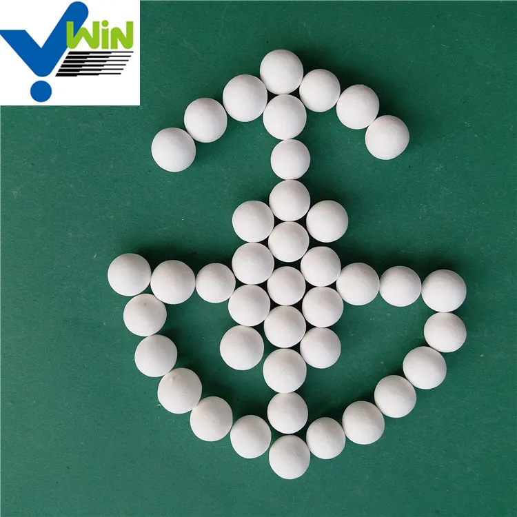 99% Alumina Ceramic Beads Inert Porcelain Media Balls for Support Catalyst