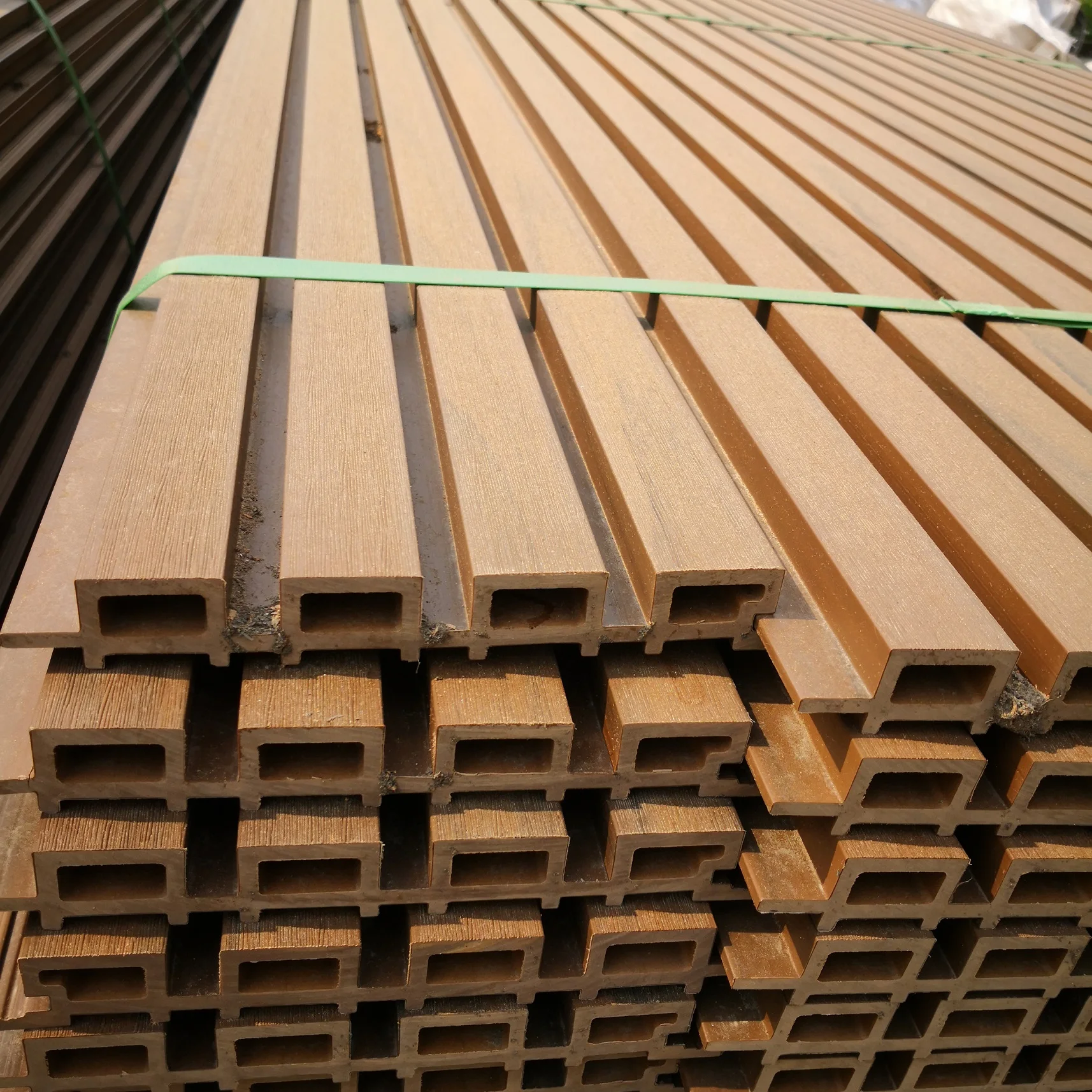 -Gazebo Outdoor Garden Fence Exterior Wall Panels Wood Wall Paneling 3D Co-extruded Wall Panel Decorative Used Fence For Sale