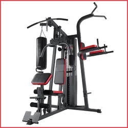 Manufacture Multi Station Gym Equipment Squat Rack Cross Over Trainer Machine For Strength Training
