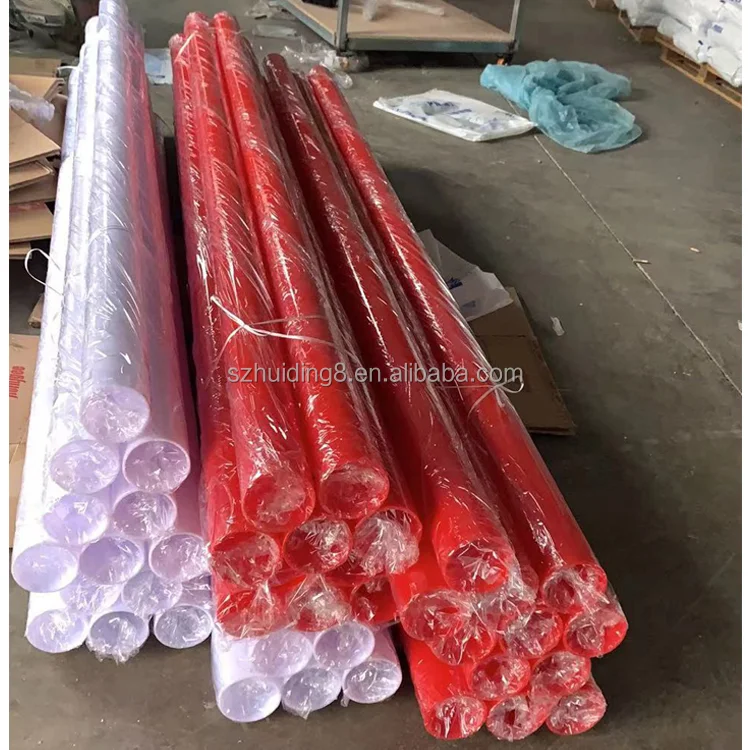 Hot Sale Led Lighting Frosted Acrylic Tube Milk White Acrylic Tube Light Diffusing Polycarbonate Tube