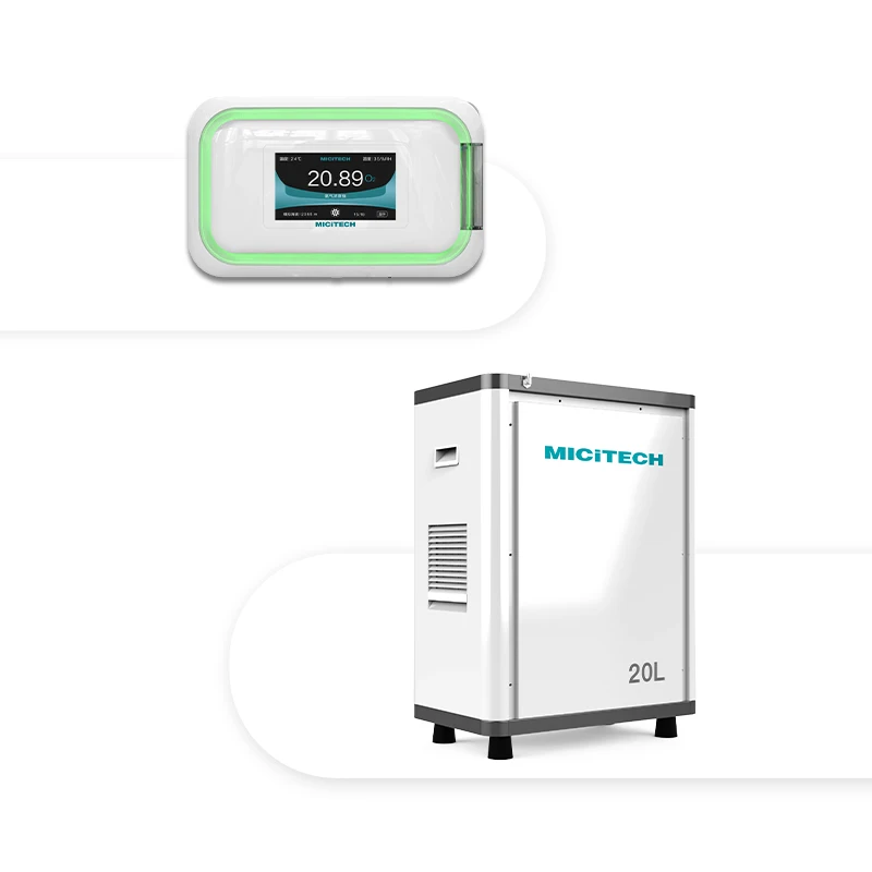 MICiTECH industry oxygen supply high purity continue mode oxygen generator 20l  for aquaculture