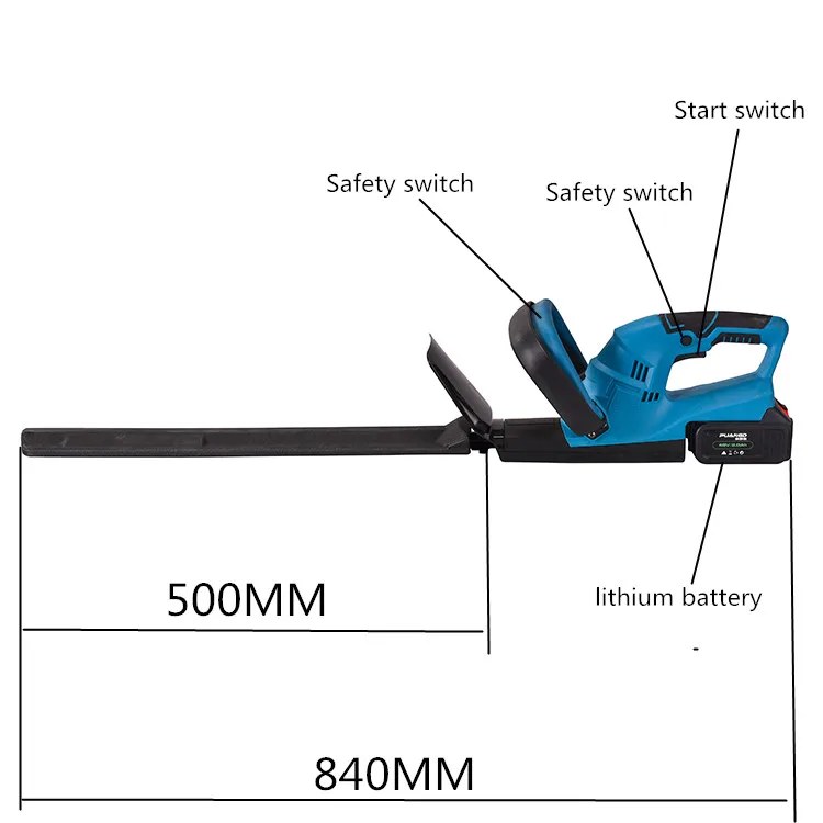 Industrial Corded Power Tool Professional Hedge Trimmer Electric Garden Lithium Battery Multi-purpose Cordless Hedge Trimmer