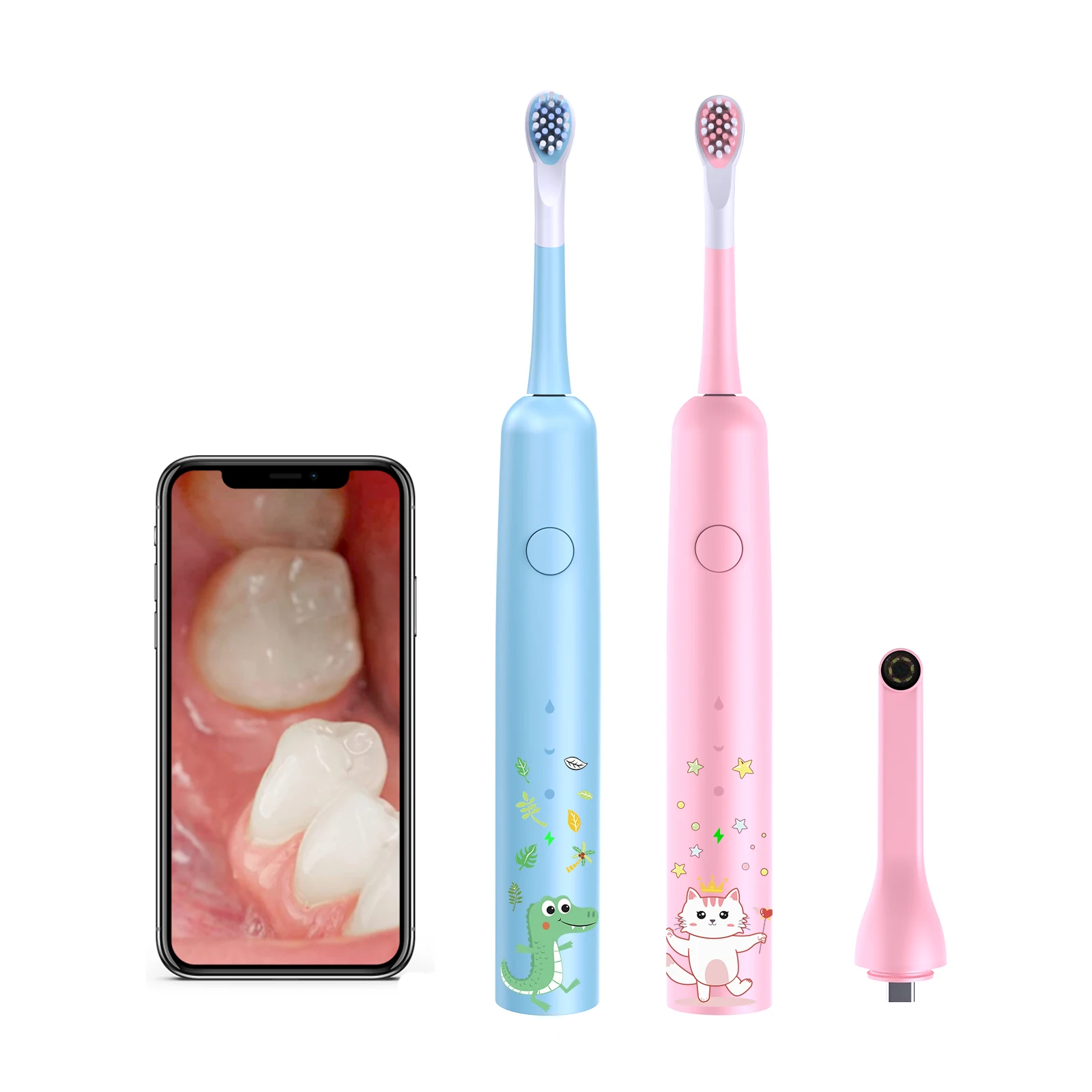 Portable personalized Electric sonic u-shaped OEM kids Electric Toothbrushes Children