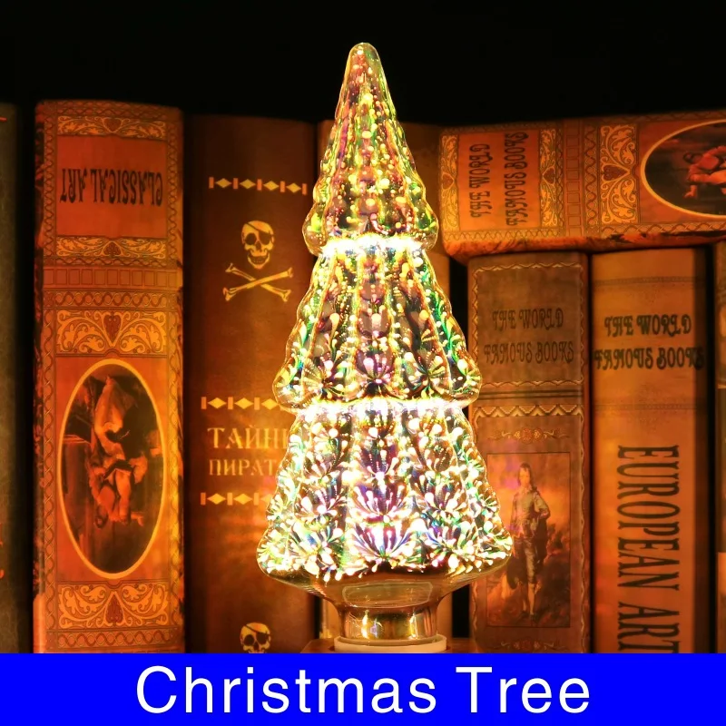 Wholesale creative LED firework light multicolor glass bulbs decorative meteor rain lights for wedding Holiday festival decor