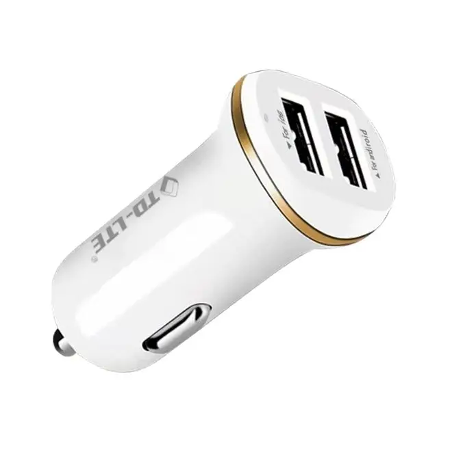 15w 5.0V 3.1A Mini Dual 2 USB Ports Cell Phone Fast Car Charger Adapter for Android