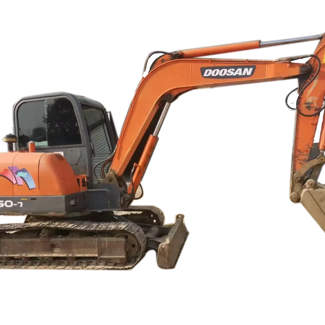 Китайская техника 6 тонн 10 Doosan DH60 б/у экскаватор гидравлический колесный Колесный для продажи