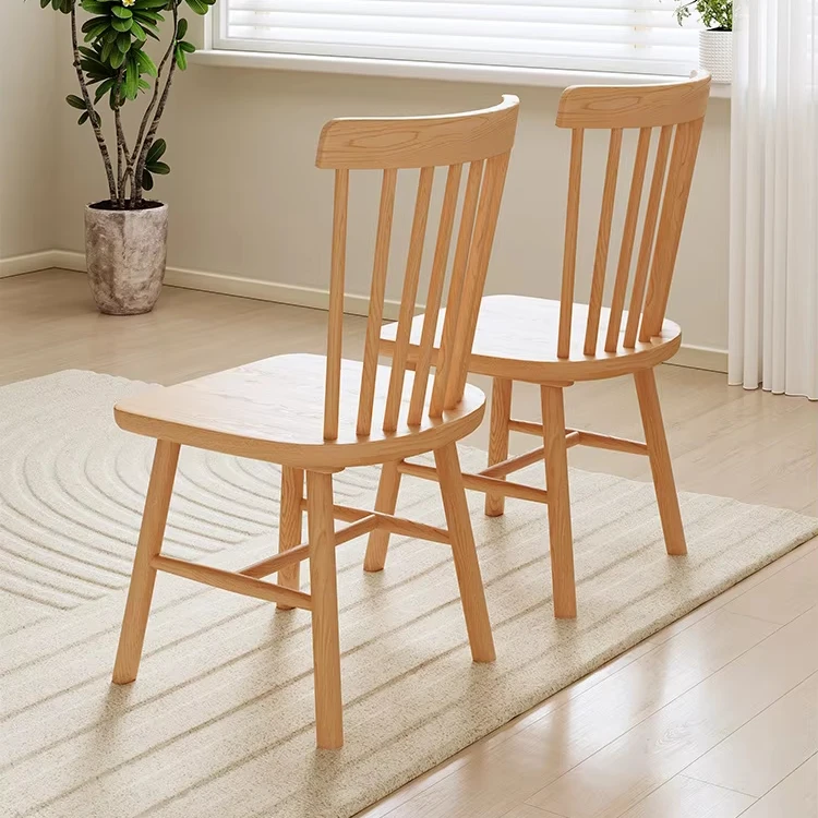 Wholesale Modern Furniture windsor chair Ergonomic Back Chair wooden chair for dining room