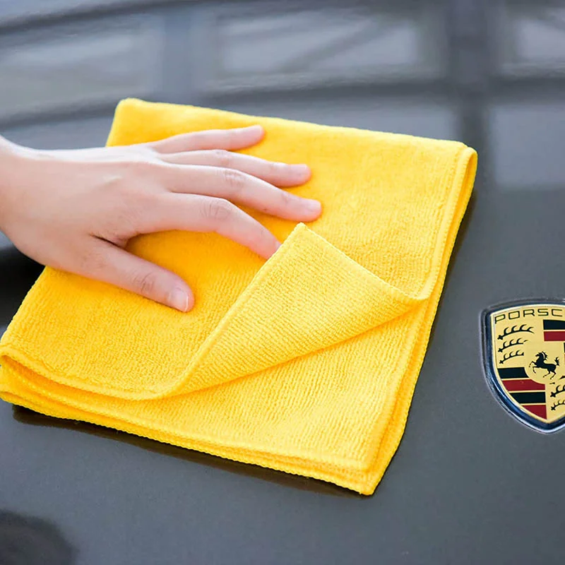 40x40 Wholesale Colorful Car Detailing 100% Microfiber Micro fiber Cleaning Cloth Microfiber Towels