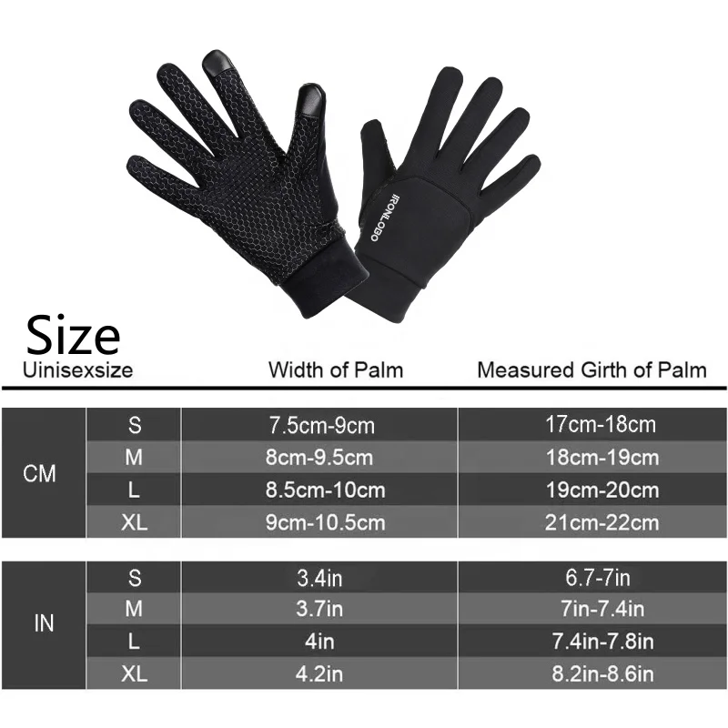 Custom Logo Winter Touch Screen Walking Running Gloves