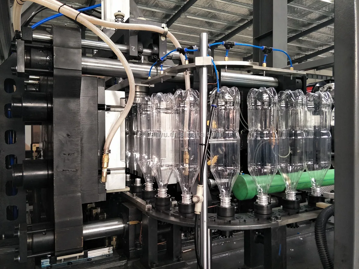 6cavity Fully automatic blow molding machine up to 2 liter PET bottle