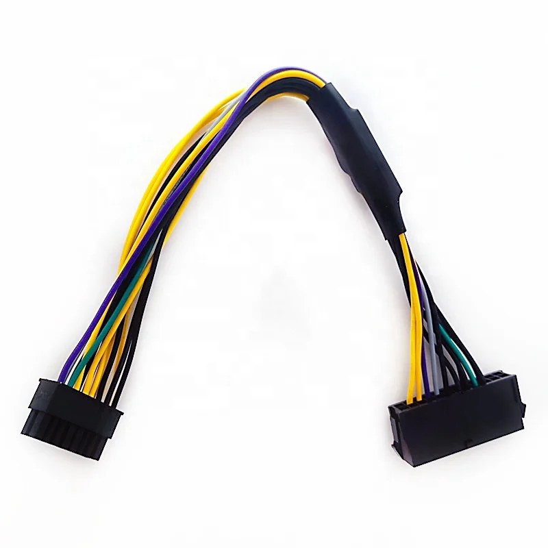  PSU ATX 24Pin to Motherboard 16Pin Adapter Cable 24 Pin 16 Power 18AWG 30CM for Fujitsu power
