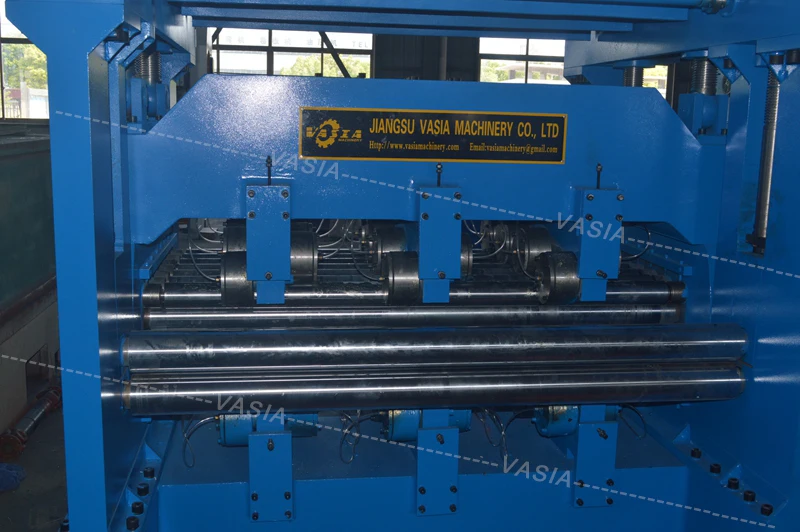 Metal sheet straightening leveler machine