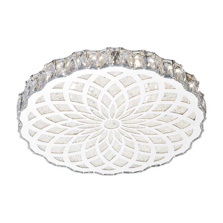 Новый производитель Zhongshan, Хрустальная потолочная лампа, Модный современный дизайн, Хрустальный светодиодный потолочный светильник для украшения