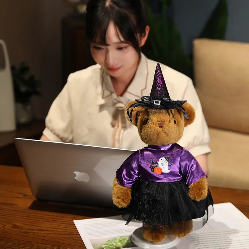 Wholesale  Halloween Teddy Bear Cute Plush Bear Toy custom Animal Stuffed Plush Toy Halloween Kids Toys