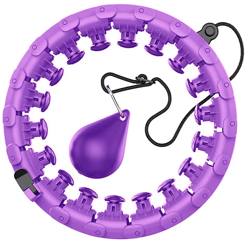 
Segorts 360 degree massage surround hula hoops custom black red pink purple blue color and logo 