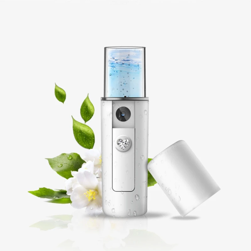 
Facial Skin Mini Pocket Nano Toning Spray Water Facial_Mist_Machine Green Handy Mister Fine Mist Sprayer 