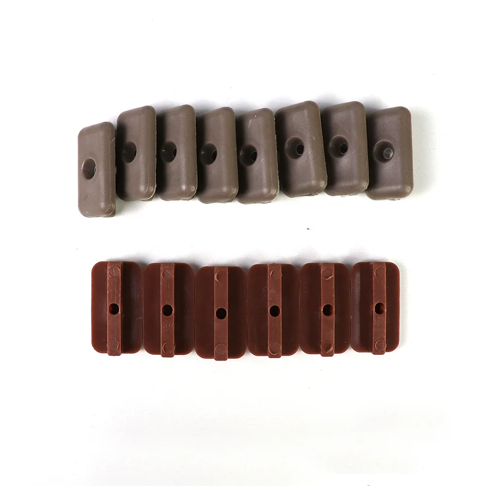 wpc composite plastic decking floor board clips snap connecting hidden fastener pe for flooring accessories